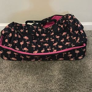 VERA BRADLEY Rolling/Wheeled Duffel Bag Light Weight Carry On Luggage